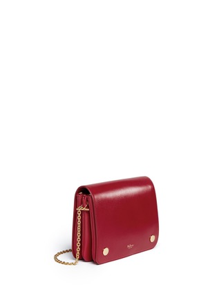 Detail View - Click To Enlarge - MULBERRY - 'Clifton' small grainy leather chain crossbody bag