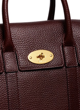  - MULBERRY - 'New Bayswater' small grainy leather tote