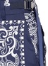 Detail View - Click To Enlarge - SACAI - Bandana print front split wide leg pants