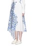 Front View - Click To Enlarge - PORTS 1961 - Floral print drape poplin skirt