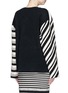 Back View - Click To Enlarge - PORTS 1961 - Variegated stripe silk blend knit sash tie jacket
