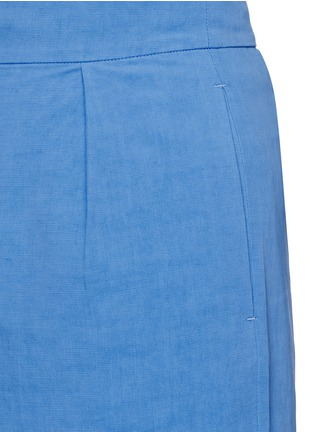 Detail View - Click To Enlarge - PORTS 1961 - Cotton-linen-cupro wide leg pants