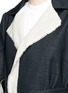 Detail View - Click To Enlarge - PORTS 1961 - Wool-linen sash coat