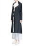 Front View - Click To Enlarge - PORTS 1961 - Wool-linen sash coat