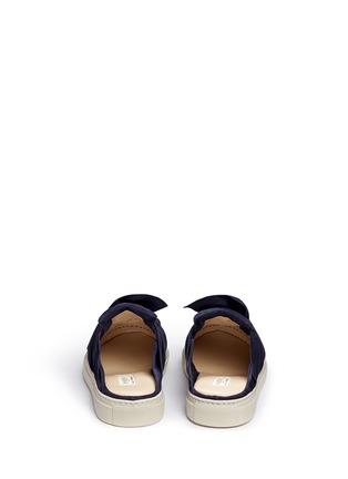Back View - Click To Enlarge - PORTS 1961 - Twist bow suede slide skate slip-ons