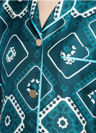 Detail View - Click To Enlarge - F.R.S FOR RESTLESS SLEEPERS - 'Giacinto' belted silk robe dress