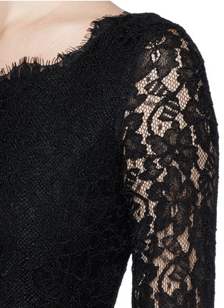 Detail View - Click To Enlarge - DIANE VON FURSTENBERG - 'Zarita' floral lace dress