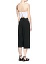 Back View - Click To Enlarge - ALICE & OLIVIA - 'Lucie' colourblock strapless culotte jumpsuit