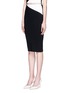 Front View - Click To Enlarge - ALICE & OLIVIA - 'Karissa' colourblock knit pencil skirt