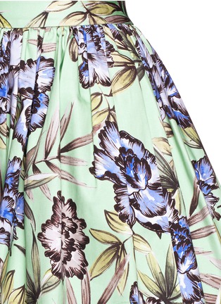Detail View - Click To Enlarge - ALICE & OLIVIA - 'Tania' floral print pouf skirt