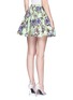 Back View - Click To Enlarge - ALICE & OLIVIA - 'Tania' floral print pouf skirt