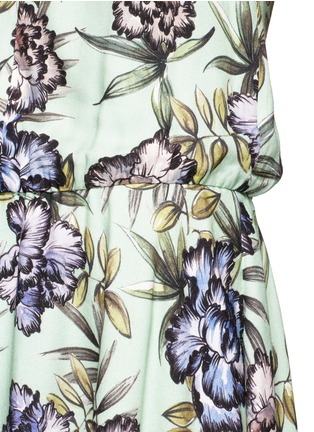 Detail View - Click To Enlarge - ALICE & OLIVIA - 'Brook' floral print drop waist dress