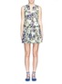 Main View - Click To Enlarge - ALICE & OLIVIA - 'Brook' floral print drop waist dress