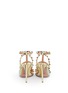 Back View - Click To Enlarge - VALENTINO GARAVANI - 'Rockstud Native Couture' print caged leather pumps