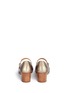 Back View - Click To Enlarge - ISABEL MARANT ÉTOILE - 'Louanne' holographic embossed leather Mary Jane pumps
