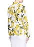 Back View - Click To Enlarge - - - Lemon print cotton poplin shirt