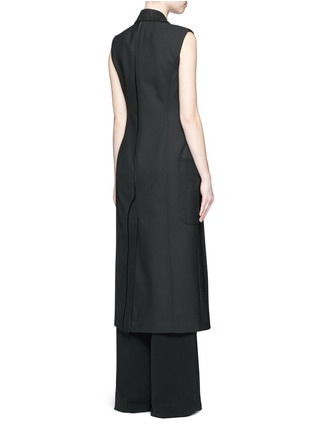 Back View - Click To Enlarge - BALENCIAGA - Inside-out seam vest