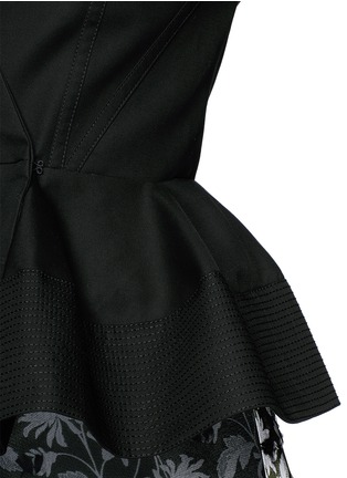 Detail View - Click To Enlarge - BALENCIAGA - Cotton toile peplum jacket