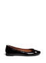 Main View - Click To Enlarge - GIVENCHY - Star stud whipstitch patent leather ballerina flats