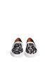 Figure View - Click To Enlarge - GIVENCHY - HDG contrast lace leather skate slip-ons