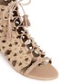 Detail View - Click To Enlarge - SAM EDELMAN - 'Daphnie' stud cutout suede sandals