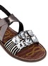 Detail View - Click To Enlarge - SAM EDELMAN - 'Dorsey' jewel contrast band strappy sandals