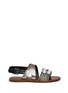 Main View - Click To Enlarge - SAM EDELMAN - 'Dorsey' jewel contrast band strappy sandals
