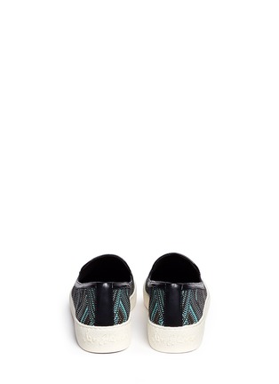Back View - Click To Enlarge - SAM EDELMAN - 'Becker' woven Aztec pattern slip-ons
