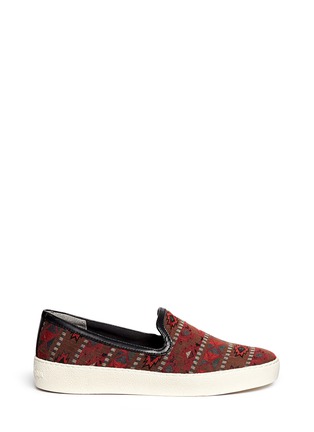 Main View - Click To Enlarge - SAM EDELMAN - 'Becker' woven tribal pattern slip-ons