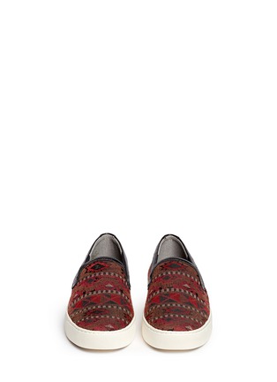 Figure View - Click To Enlarge - SAM EDELMAN - 'Becker' woven tribal pattern slip-ons