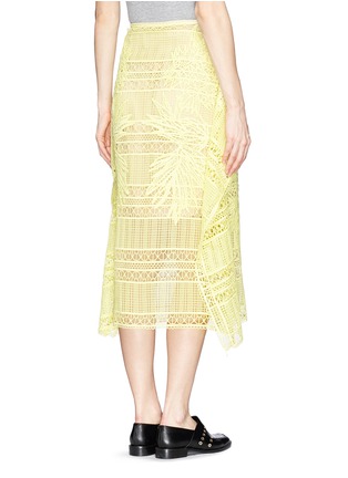 Back View - Click To Enlarge - ERDEM - 'Ama' greenhouse guipure lace skirt