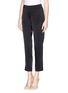 Front View - Click To Enlarge - ST. JOHN - 'Emma' satin cropped pants