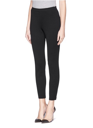Front View - Click To Enlarge - ST. JOHN - 'Alexa' stretch Milano knit pants