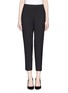 Main View - Click To Enlarge - ST. JOHN - 'Emma' hopsack pleat cropped pants