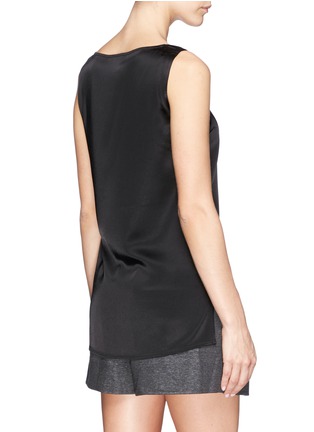 Back View - Click To Enlarge - ST. JOHN - Liquid satin long tank top