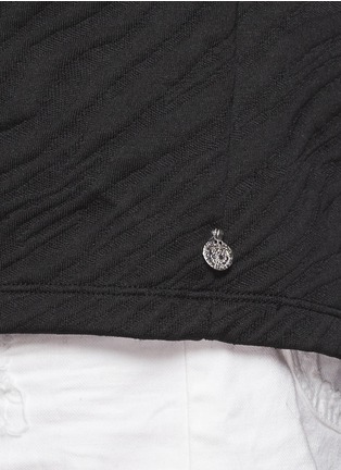 Detail View - Click To Enlarge -  - Zebra jacquard sweatshirt