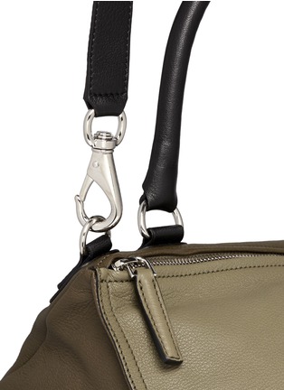 Detail View - Click To Enlarge - GIVENCHY - 'Pandora' medium colourblock leather bag