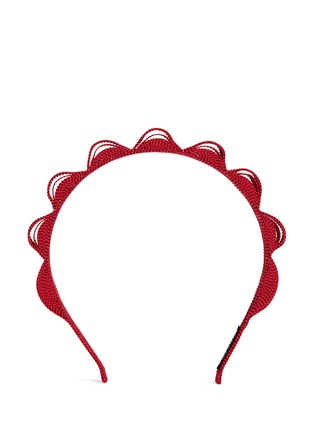 Main View - Click To Enlarge - YUNOTME - 'Lola' layered grosgrain ribbon headband