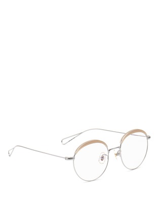 Figure View - Click To Enlarge - STEPHANE + CHRISTIAN - 'Milli 04' acetate browline metal wire optical glasses