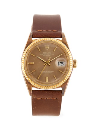 Main View - Click To Enlarge - LANE CRAWFORD VINTAGE COLLECTION - Rolex Datejust Automatic 14k yellow gold 4706284 watch