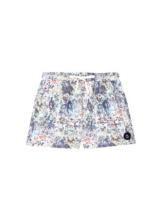 Main View - Click To Enlarge - INSTED WE SMILE - 'Colourful War' swim shorts