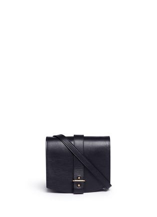 Main View - Click To Enlarge - HAERFEST - 'Jo' leather crossbody saddle bag