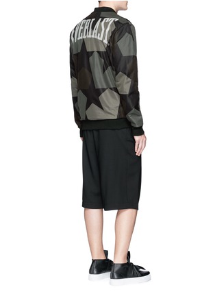 Figure View - Click To Enlarge - PORTS 1961 - x Everlast 'Star Camo' print mesh overlay bomber jacket