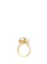 Main View - Click To Enlarge - BELINDA CHANG - 'Fruity' 18k yellow gold plated double pearl ring