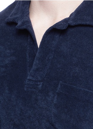 Detail View - Click To Enlarge - ORLEBAR BROWN - 'Terry' cotton towelling polo shirt