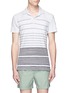 Main View - Click To Enlarge - ORLEBAR BROWN - 'Terry' stripe cotton towelling polo shirt