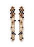 Main View - Click To Enlarge - LANVIN - 'Chain Lumiere' crystal honeycomb chain drop earrings