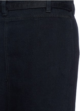 Detail View - Click To Enlarge - NSF - 'Aiko' waist sash denim shorts
