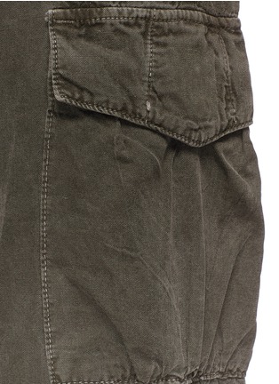Detail View - Click To Enlarge - NSF - 'Johnny' cropped cargo jogging pants