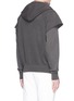 Back View - Click To Enlarge - NSF - 'Kip' sleeve underlay hoodie
